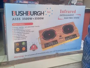 Bushburgh Infrared Intelligent Electric Stove, Two Burners