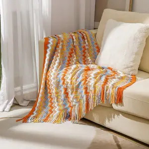 Luxury Nordic Knitted Throw Sofa Blanket
