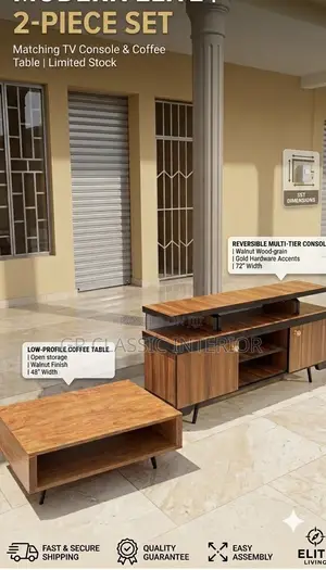 Tv Stand and Center Table