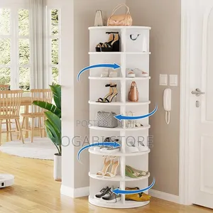 360° Rotating Shoe Rack
