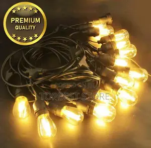 Quality String Lamp Holder 10meter 20lampholder Complete With Bulb