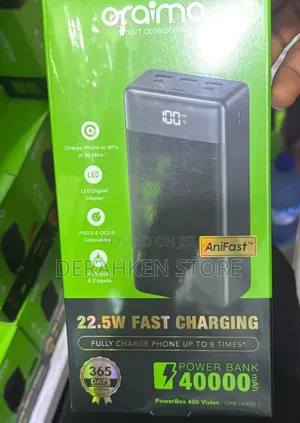 Oraimo Powerbox 400 Vision 40000mah 22.5w Power Bank