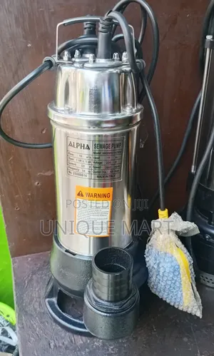 2hp Italian Sewage Submersible Pump With Grinder. 100% Copper Coil