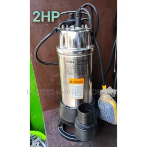 2hp Sewage With Grinder Submersible Italian Stainless Pump.100% Copper