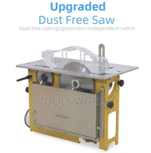 Brushless Double-Blade Woodworking Saw Machine With Electric Lifting