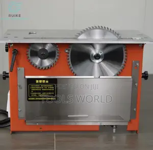 Electric Lifting Double-Blade Woodworking Saw With Brushless Motor