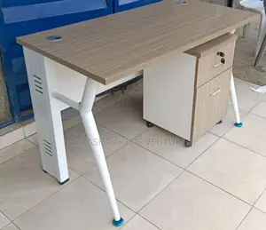 1.2 Meter Office Desk With Mobile Pedestal (Oak White)