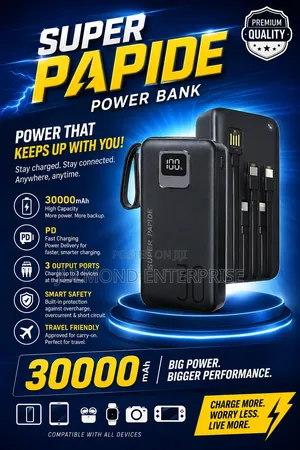 Super Rapide 30,000mah Power Bank
