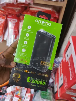 Original Oraimo 20,000mah With Torch 4 Ports