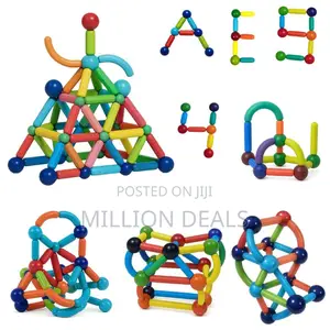 Magnetic Sticks and Balls Educational Toy Kids Ages 3+