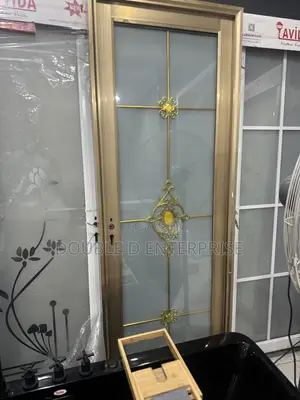 New Gold Glass Door
