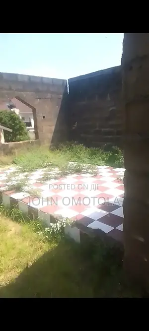 21ft by 67ft Land for Sale With an Uncompleted Building on It