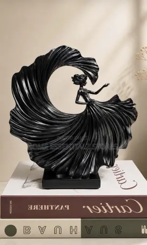 Cinderella Dancing Lady Abstract Sculpture - Luxury Table Decor