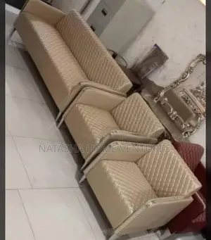Quilted Leather Sofa Set