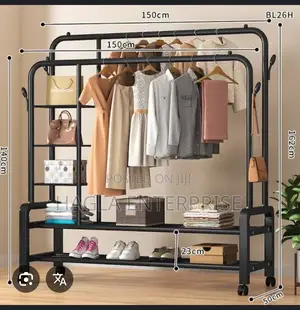 68kg Multifunction Clothes Hanger With Tyre