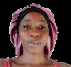 Satin Hair Bonnet.