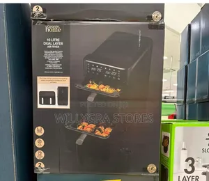 Geirge Home 10litre Dual Drawer Air Fryer