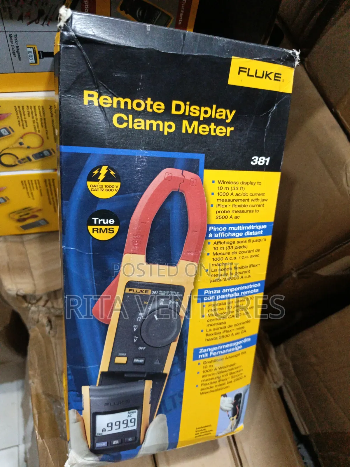 Fluke 381 Remote Display Clamp Meter