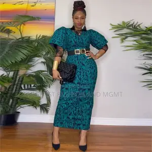 Bob Sleeve Print Dress