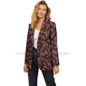 Long Sleeve Print Jacket