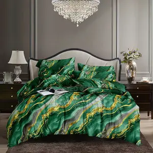 Unique Pattern Bedsheet With 4 Pillows,Duvet Set