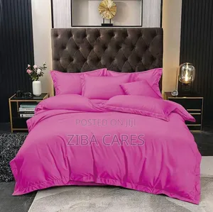 Cotton Bedsheet and Pillow Case With Duvet Set 6x6