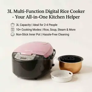 Multifunctional Timer Rice Cooker 3l