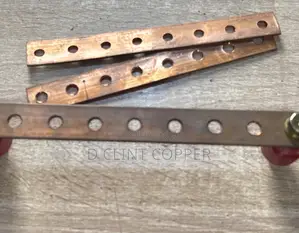 Copper Earth Bar and Insulator