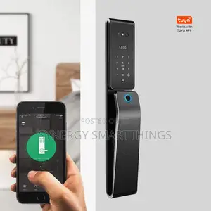 Israeli Smart Door Lock Tuya With Alexa Google Voice Assistant