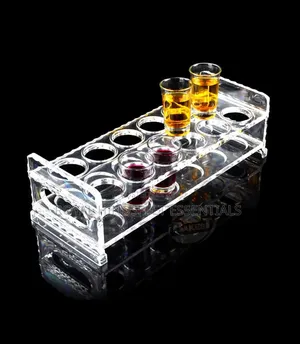 Acrylic 6 and 12 Holes Tequila Rack