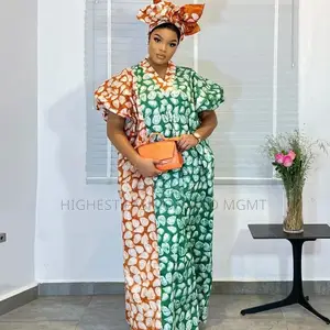 Bob Sleeve Boubou Dress