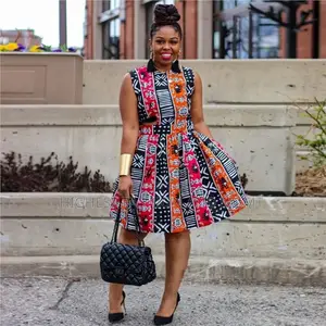 Hollow Waist Sleeveless Dress