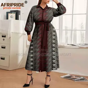 Full Sleeve Ankara Dress