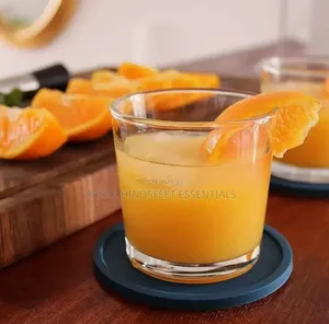 Quality Non-Slip Silicone Drink Coasters / Cup Mats 6pcs