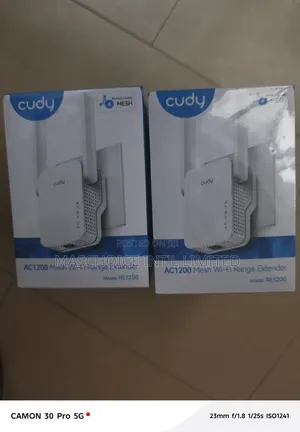 Cudy Ac1200 Wifi Extendersignal Booster, Dual Band 5ghz/2.4ghz