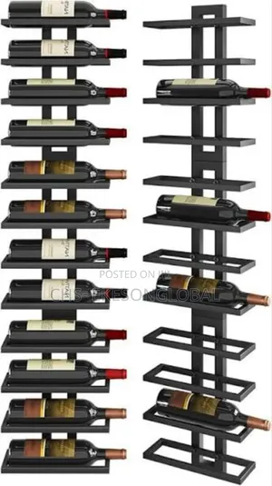 Driplex 12 Tiers, Metal Wine Display Rack Wall Mount