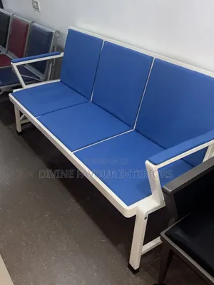 Heavy-Duty Reception Waiting Chair - Blue