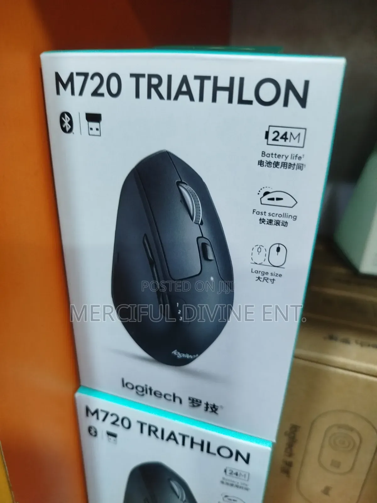 Logitech Triathlon 720 Bluetooth Wireless Mouse