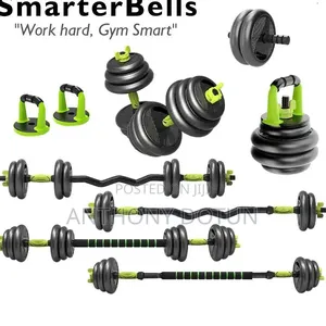 40kg Unisex 6in1 Anti Dust Dumbbell Ab Roller