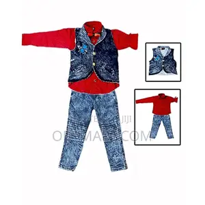 4pcs Boy’S Wear With Jacket and Tie