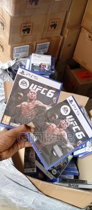 Ufc 6 Ps5 Game Disc