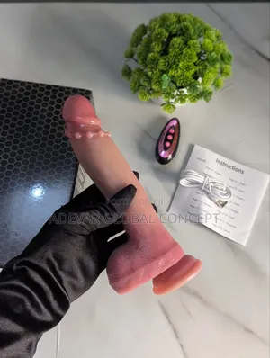 8 Inches Thrusting Vibrating Dildo With Spike Sex Toy for Women