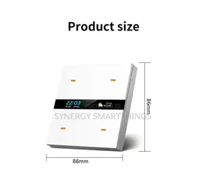 M8 Pro Zigbee Smart Switch 4 Gang Control Panel Scene Switch - White