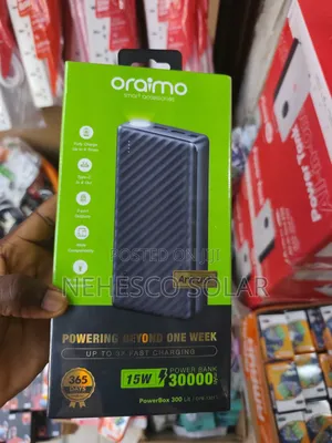 Original Oraimo 30,000mah | Type-C Fast Charging Power Bank