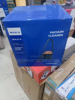 18-Litre Capacity: Maxi Ylw5342-18l Wet Dry Vacuum Cleaner
