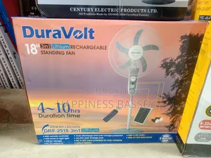 Duravolt Rechargeable Fan 18inches