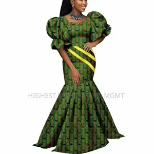 Ankara Bob Sleeve Dress
