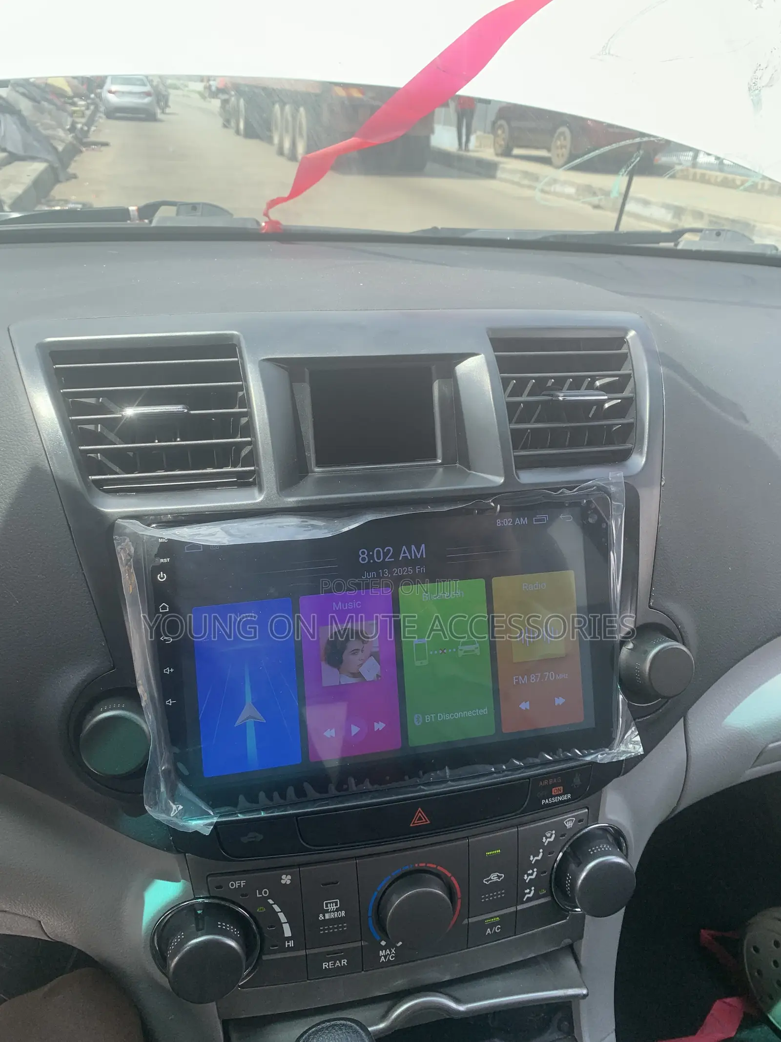 Highlander 2008-2012 Android Screen + Reverse Camera