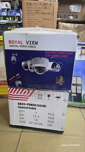 Rg59 Power Cable CCTV Cable
