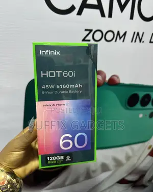 New Infinix Hot 60i 128 GB Gray